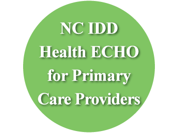 NC IDD Health ECHO for PCP Bucket